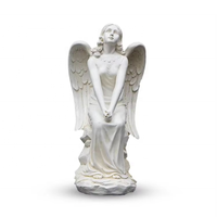 Statue de couple amoureux en marbre naturel poli, style occidental, faite à la main, Notre-Dame de Lourdes, Radha Krishna, design traditionnel de villa