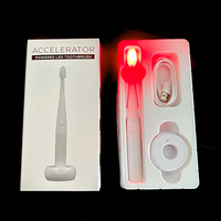 Cepillo de Dientes para Cuidado Bucal Diario con Luz Roja para Tratamiento de Encías, Terapia de Luz Roja, Cepillo de Dientes para Adultos, Reduce la Sangrado Dental, Repara las Encías