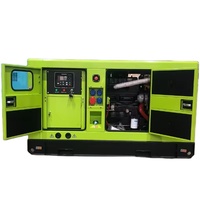 Groupe électrogène diesel silencieux Weichai 100KVA 80KVA 50KVA, tension nominale 200A 400V, 50/60HZ, refroidissement par eau, démarrage 24V DC