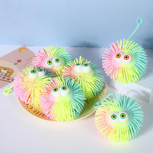 Vente en gros de jouets pour enfants en EVA TPR <span class=keywords><strong>anti</strong></span>-<span class=keywords><strong>stress</strong></span>, souris extensible à LED clignotantes, balle gonflable extensible unisexe - Product Image 4
