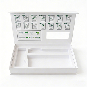 Flat Dosing Pen Box Magnetic Lid Window Recyclable <b>Case</b> Fits 1 Pen and <b>Needle</b> Set Body Contour Packaging - Product Image 5