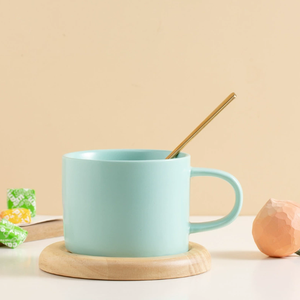 Customizable Candy-Colored Porcelain Coffee Mug Dishwasher Microwave Safe Sublime Design Logo Color Options Business Stocked - Product Image 4