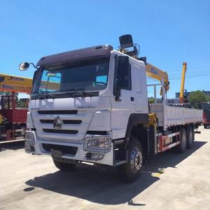 מנוף משאית HOWO XCM-G 6*4 בעל 10 גלגלים, 12 טון, חדש ורב מכר |   בום טלסקופי הידראולי |   360 °   סיבוב |   מחיר מפעל - Product Image 4