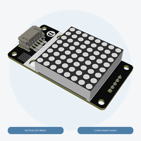 Module d'affichage matriciel LED 8*8, 64 pixels, carte cascade DIN CLK CS pour projets de texte défilant Arduino