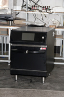 Four à micro-ondes commercial combiné à convection, four à haute vitesse, cuisson rapide pour les magasins de vente à emporter et les épiceries
