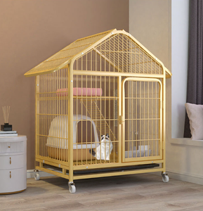 Cages pliables en métal pour animaux de compagnie, plusieurs tailles, grandes cages pour chiens et chats - Product Image 2