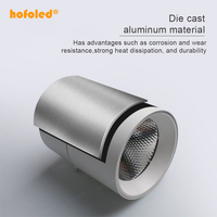 Spot d'ange réglable monté en surface moulé sous pression en aluminium lampe de plafond d'intérieur LED encastré Downlight