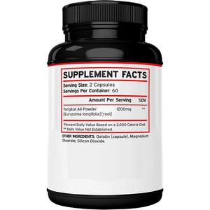 Custom Cross-Border OEM Amazon Proveedor Fabricante <span class=keywords><strong>para</strong></span> adultos 60-Piezas Tongkat Ali Cápsulas No <span class=keywords><strong>para</strong></span> mujeres <span class=keywords><strong>embarazadas</strong></span> - Product Image 3