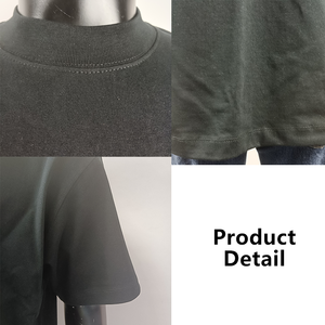 قميص تي شيرت عادي للجنسين مريح برقبة دائرية مطرز 100% قطن 220 جرام مع طباعة شعار مخصص للترويج وارتداء الموظفين والفرق - Product Image 5