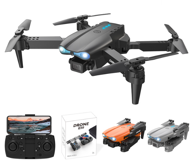 Folding UAV High Definition Double Aerial Photography Quadcopter Dual Camera Remote Control Aircraft Kids Toy Drone Plegable E99