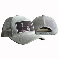 Gorra de Camionero de Malla y Terciopelo de 5 Paneles de Alta Calidad Personalizable con Diseño Bordado 3D Estilo Deportivo para Verano