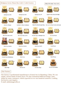 Jesus loves me hộp nhạc tự động các mặt hàng Quà tặng khuyến mãi của công ty hộp nhạc giáng sinh - Product Image 6