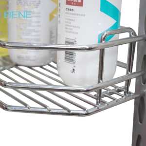 Stainless Steel Silver Kitchen Organizer Cabinet Under Shelf Storage Metal Large Magic <b>Corner</b> <b>Basket</b> Kitchen <b>Basket</b> Storage - Product Image 2