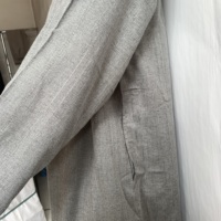 Qamis Islamique Marocain pour Hommes – Robe de Prière Kaftan Djellaba Brodé à Manches Longues Tenue Aïd Mariage Ramadan