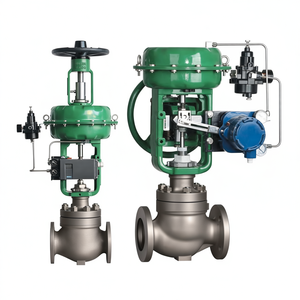 Covna ชุดควบคุมการไหลของไอน้ำ90วันวาล์วควบคุมไดอะแฟรมแบบลมพร้อมตัวปรับตำแหน่ง - Product Image 2