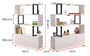 Hot bán vẻ đẹp tóc Salon cửa hàng hiển thị giá gỗ lưu trữ tủ kệ sách - Product Image 6