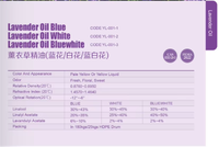 Minyak Lavender Biru Kandungan Linalool Tinggi CAS 8000-28-0 Model YL-001-1 untuk Kosmetik & Perawatan Rambut