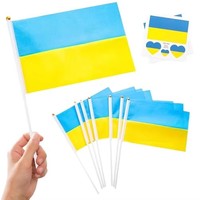 Drapeaux à main personnalisés en gros, 100% polyester, avec bâton en plastique ou en bois, pour événements sportifs, défilés et promotions