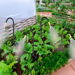 Kit d'irrigation de jardin universel avec raccord rapide 1/2 pouce en plastique PVC et laiton, micro-pulvérisation - Product Image 3