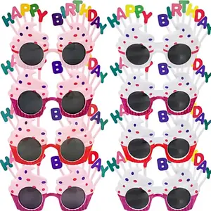 Birthday Glasses Plastic Creative Children Happy Party Photo Props Decoration Cake Dress Up Decoration