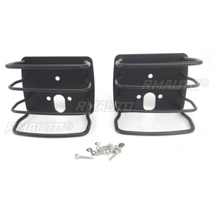 ฝาครอบไฟท้ายโลหะ สำหรับ TJ YJ CJ Wrangler 1997-2007 ชุดแต่งรถยนต์ อุปกรณ์ตกแต่งรถยนต์ - Product Image 6