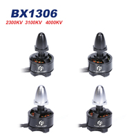 Moteur Brushless Flashhobby BX1306 9N12P à rotor métallique 12g 2S 3100KV-5000KV pour Quadcopter FPV de course 4-6 pouces et pièces d'avion RC