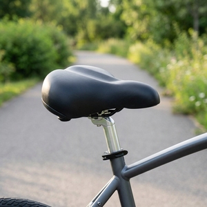 <span class=keywords><strong>Selle</strong></span> de vélo confortable à suspension souple au design simple, 260x250mm, grande taille, imperméable, durable, unisexe, pour adultes, vélo de ville et de route - Product Image 4