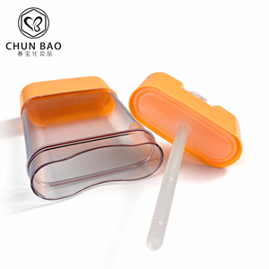 Flacon <span class=keywords><strong>de</strong></span> crème solaire en plastique à visser <span class=keywords><strong>de</strong></span> 75 g et 90 g, emballage cosmétique, remplissage par le bas, stick déodorant <span class=keywords><strong>vide</strong></span> transparent - Product Image 6