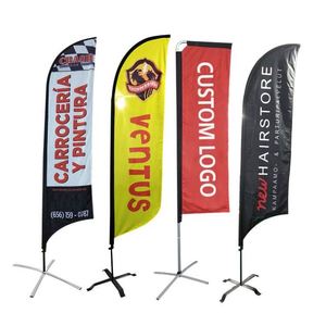 Promotional Outdoor Beach Feather Flag Promotion Feather Flag Wind Beach Feather Flags - Product Image 1