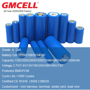 Batería Recargable de Iones de Litio de 3.7V-4.2V 2600mAh 18650, Paquete de Baterías 18650 Personalizado de Fábrica con Conector - Product Image 3