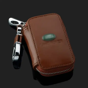 <span class=keywords><strong>Porte</strong></span>-clés en cuir véritable pour hommes et femmes, sac à clés, portefeuille tendance, logo de voiture pour Toyota <span class=keywords><strong>BMW</strong></span> Nissan Ford Suzuki Kia, accessoires de voiture - Product Image 2