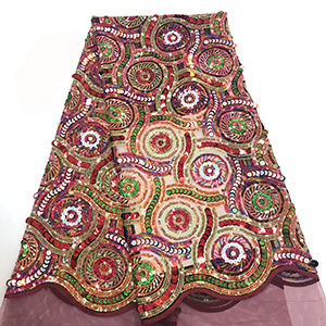 Bestway, recién llegado, tela de encaje de lentejuelas bordadas para vestidos de fiesta para mujeres - Product Image 4