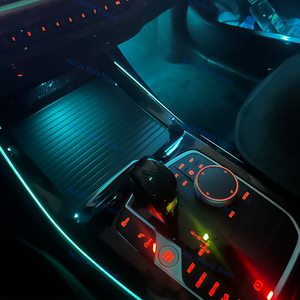 11 colori Console centrale luce sella per BMW nuova X3 X4 <span class=keywords><strong>IX3</strong></span> G01 G02 2018-2023 auto lampada decorativa a luce ambientale - Product Image 2