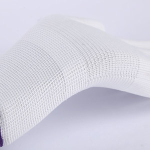 Gants en nylon à 13 aiguilles, bouts des doigts texturés, antidérapants, pour travaux de précision électronique en salle blanche - Product Image 4