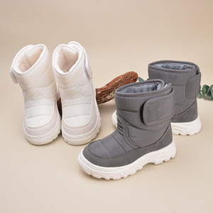 مخزون عالية الجودة للأطفال في الهواء الطلق للماء أحذية عالية الأطفال الثلوج دائم الشتاء البني الأحذية الأحذية - Product Image 2