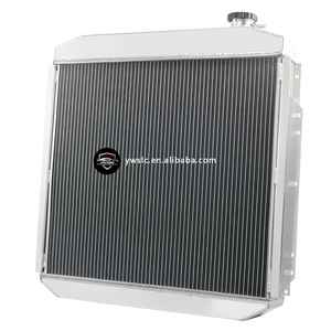 Radiatore con Serbatoio dell'Acqua in Alluminio e Copertura Ventola per <span class=keywords><strong>Ford</strong></span> Truck <span class=keywords><strong>Courier</strong></span> 1953-1956, Sistema di Raffreddamento Motore Personalizzato - Product Image 4