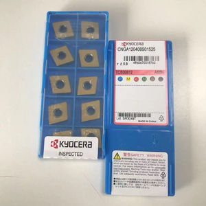 CNGA120408SO1525 A66N Plaquette en carbure OEM pour tournage interne, outil CNC KYOCERAS d'origine japonaise, revêtement PCD, HRC65, outils de coupe - Product Image 5