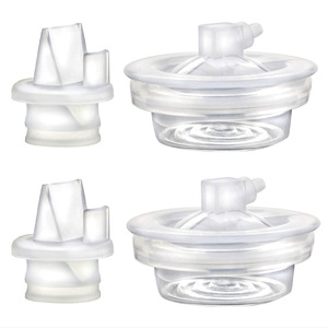 Capuchons de valve en bec de canard pour tire-lait, accessoires de cylindres, couvercle transparent sans BPA pour tire-lait électriques - Product Image 1