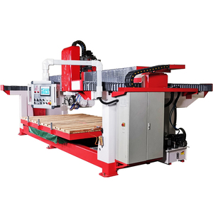 Scie à pont <span class=keywords><strong>CNC</strong></span> 5 axes entièrement automatique <span class=keywords><strong>Machine</strong></span> de découpe de pierre <span class=keywords><strong>CNC</strong></span> Sawjet de pierre <span class=keywords><strong>Machine</strong></span> de découpe à jet d'eau en granit 5 axes - Product Image 2