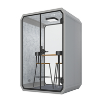 Cabines de bureau mobile insonorisées, cabines de bureau de conférence acoustique privées sur mesure en usine, photomaton sur mesure