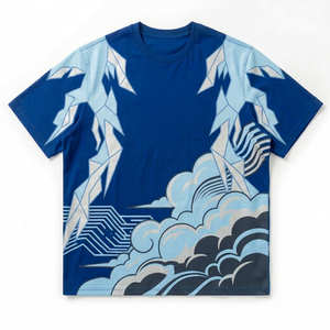 Men's Custom Summer Cotton O-Neck Street Style Short Sleeve Men's T-<b>Shirt</b> Regular Fit Embroidery <b>Patchwork</b> Graphic T-<b>Shirt</b> - Product Image 1