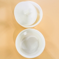 Lot de bols à soupe Miso en mélamine, écologiques, réutilisables, incassables, avec couvercle et cuillère, pour service, durables, vente en gros
