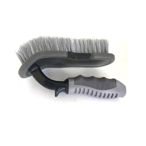 Car Wash Brush L Shaped 19x11x9cm <b>Plastic</b> <b>Wheel</b> Cleaning Tool For Car Tire - Product Image 5