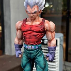 Figura de Anime HESPER de 32 cm, Figura de PVC de Vegeta <span class=keywords><strong>con</strong></span> 3 Cabezas Intercambiables, Figura de Dibujos Animados de Dragon Ball Z, Juguete de Regalo - Product Image 4