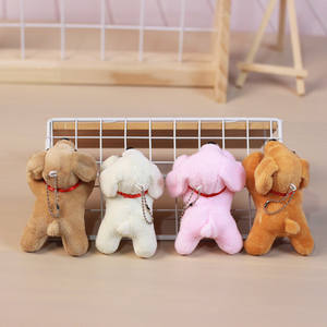 12cm mignon en peluche 3D porte-clés couché chiot en peluche <span class=keywords><strong>Labrador</strong></span> poupée pendentif en peluche chiot porte-clés - Product Image 4