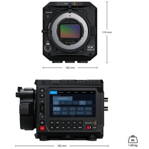 Caméra de cinéma numérique plein format BMD Pyxis 6K EF, résolution 6K, caméra vidéo professionnelle - Product Image 1