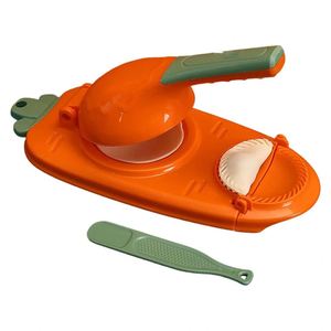 Molde para Dumplings de Plástico Ecológico al por Mayor de Fábrica, Prensa Manual Personalizada 2 en 1 para Hacer Momos, Apto para Lavavajillas y Contacto con Alimentos - Product Image 1