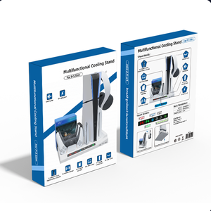 Estación de refrigeración delgada <span class=keywords><strong>PS5</strong></span>, almacenamiento de tarjetas de juegos, soporte de carga PS 5 para consola de controlador <span class=keywords><strong>PS5</strong></span>, soporte para auriculares, almacenamiento - Product Image 6