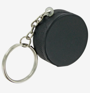 Tùy chỉnh <span class=keywords><strong>Hockey</strong></span> <span class=keywords><strong>Puck</strong></span> Keychain PU Căng thẳng thuốc giảm căng thẳng Đồ chơi căng thẳng bóng - Product Image 1
