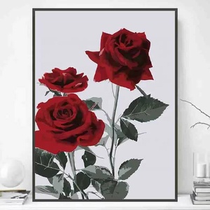 XIXI <b>Paint</b> <b>by</b> <b>Numbers</b> Kit 40x50cm Still Life for <b>Adults</b> Beginners Frameless Canvas - Product Image 3